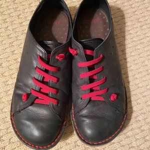 Camper Men's Black Leather Shoes